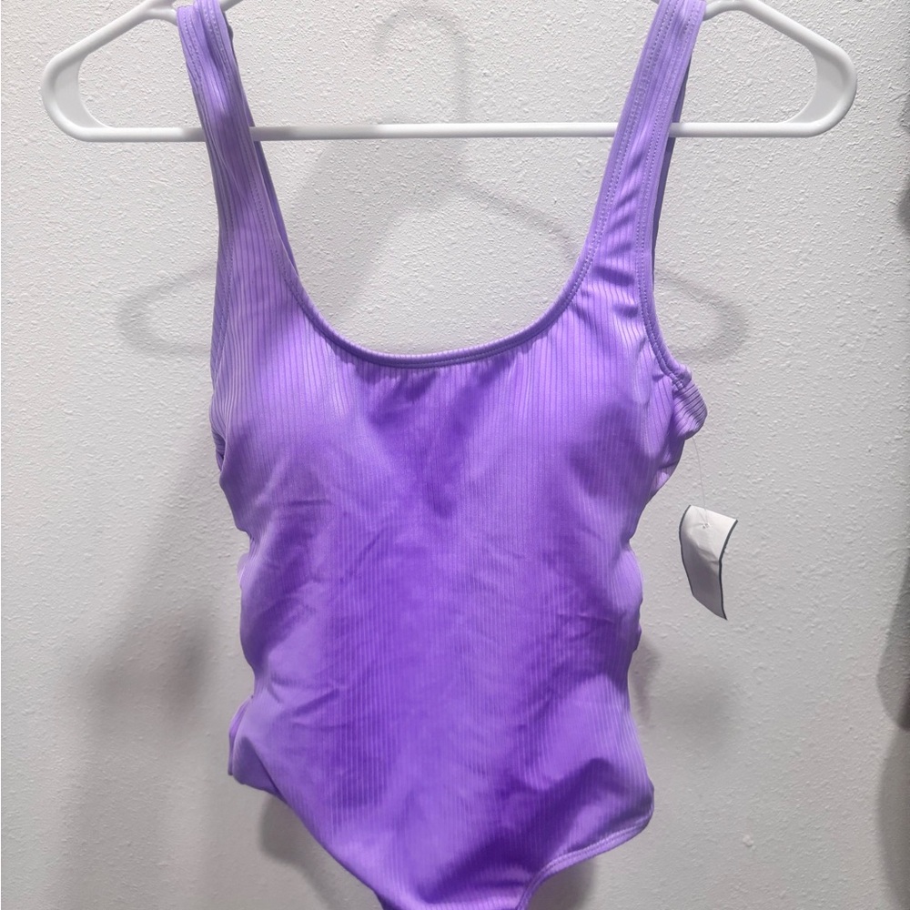 Vibrant Purple One-Piece Swimsuit